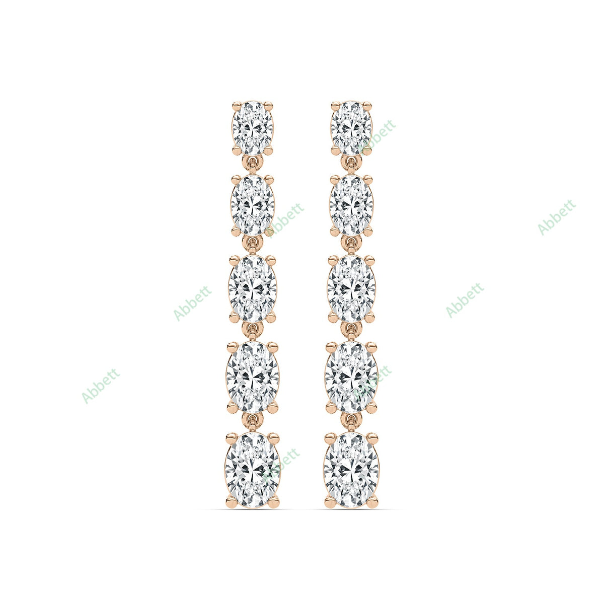 Four Prong Dangle Earring DAFO035