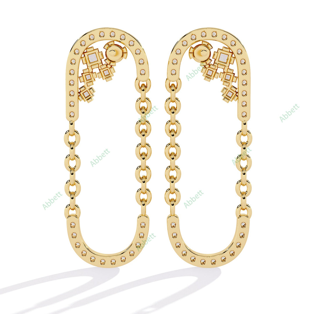 Round Loop Dangle Earring DALO1381