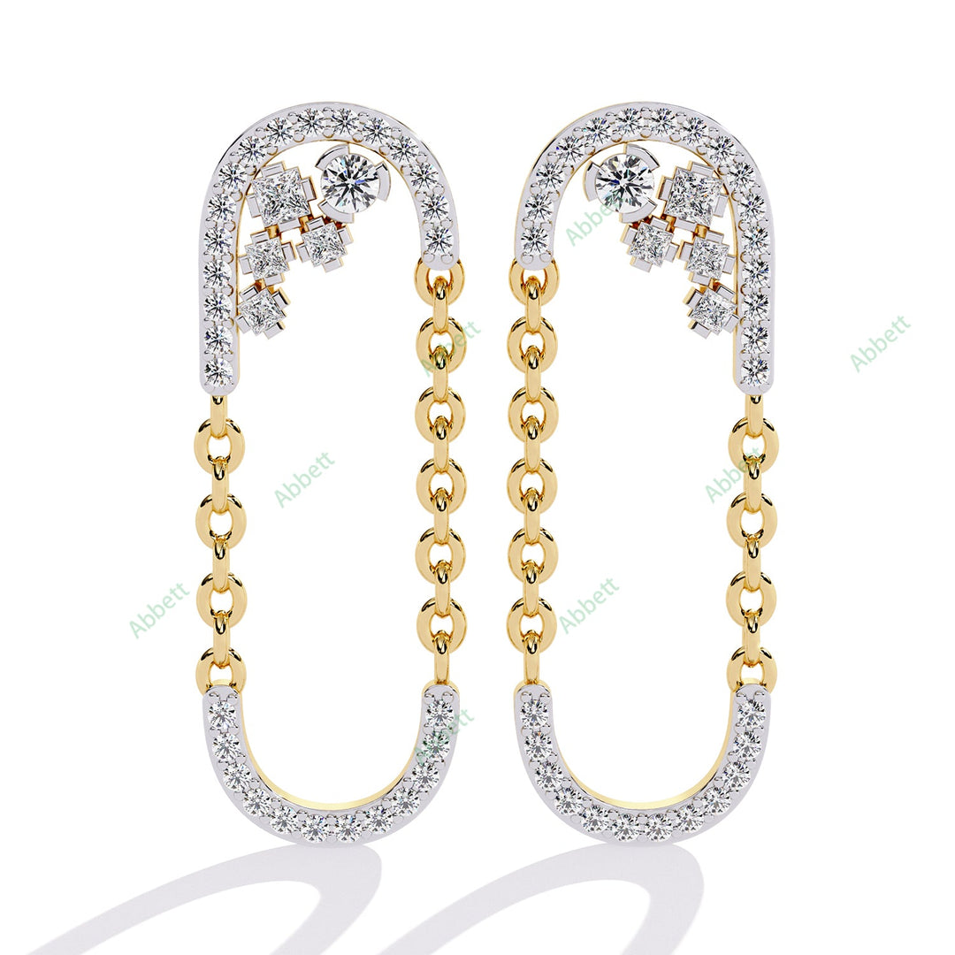 Round Loop Dangle Earring DALO1381