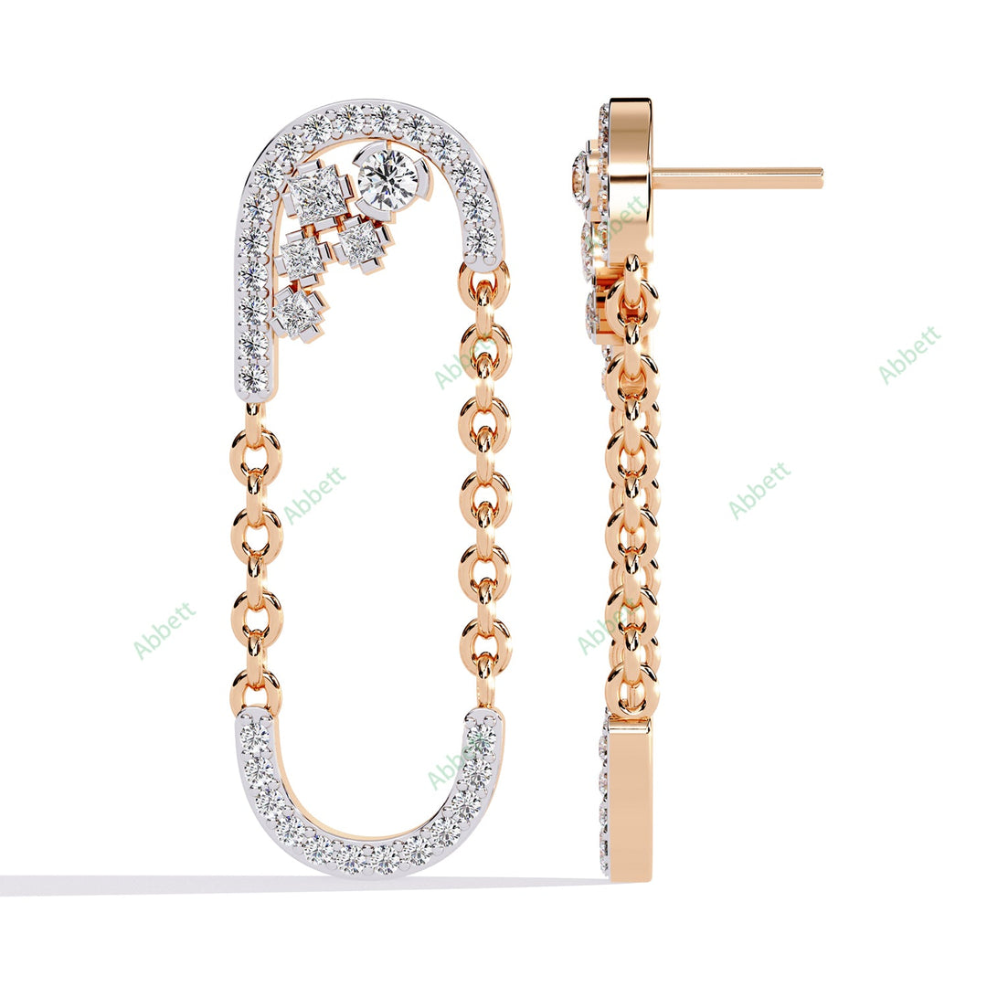 Round Loop Dangle Earring DALO1381