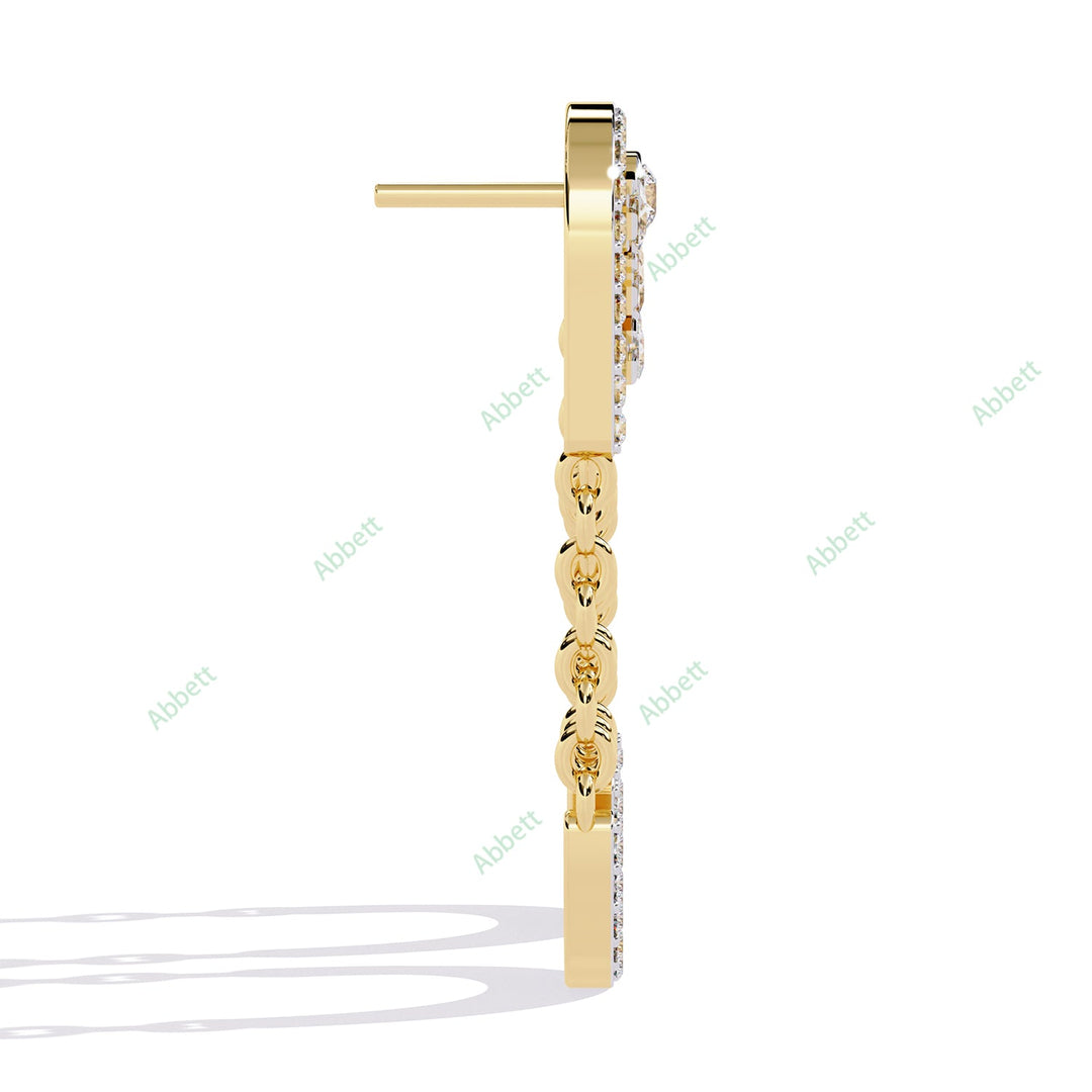 Round Loop Dangle Earring DALO1381