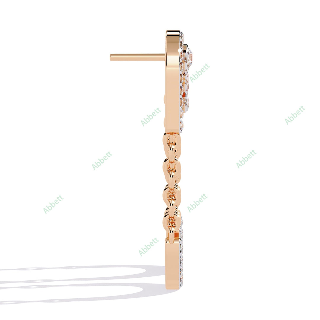 Round Loop Dangle Earring DALO1381