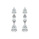 Load image into Gallery viewer, Three Prong Dangle &amp; Drop Earring DATH032
