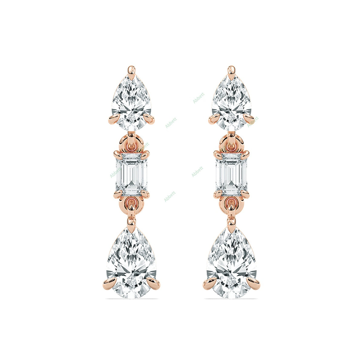 Three Prong Dangle Earring DATH032