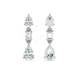 Load image into Gallery viewer, Three Prong Dangle &amp; Drop Earring DATH032
