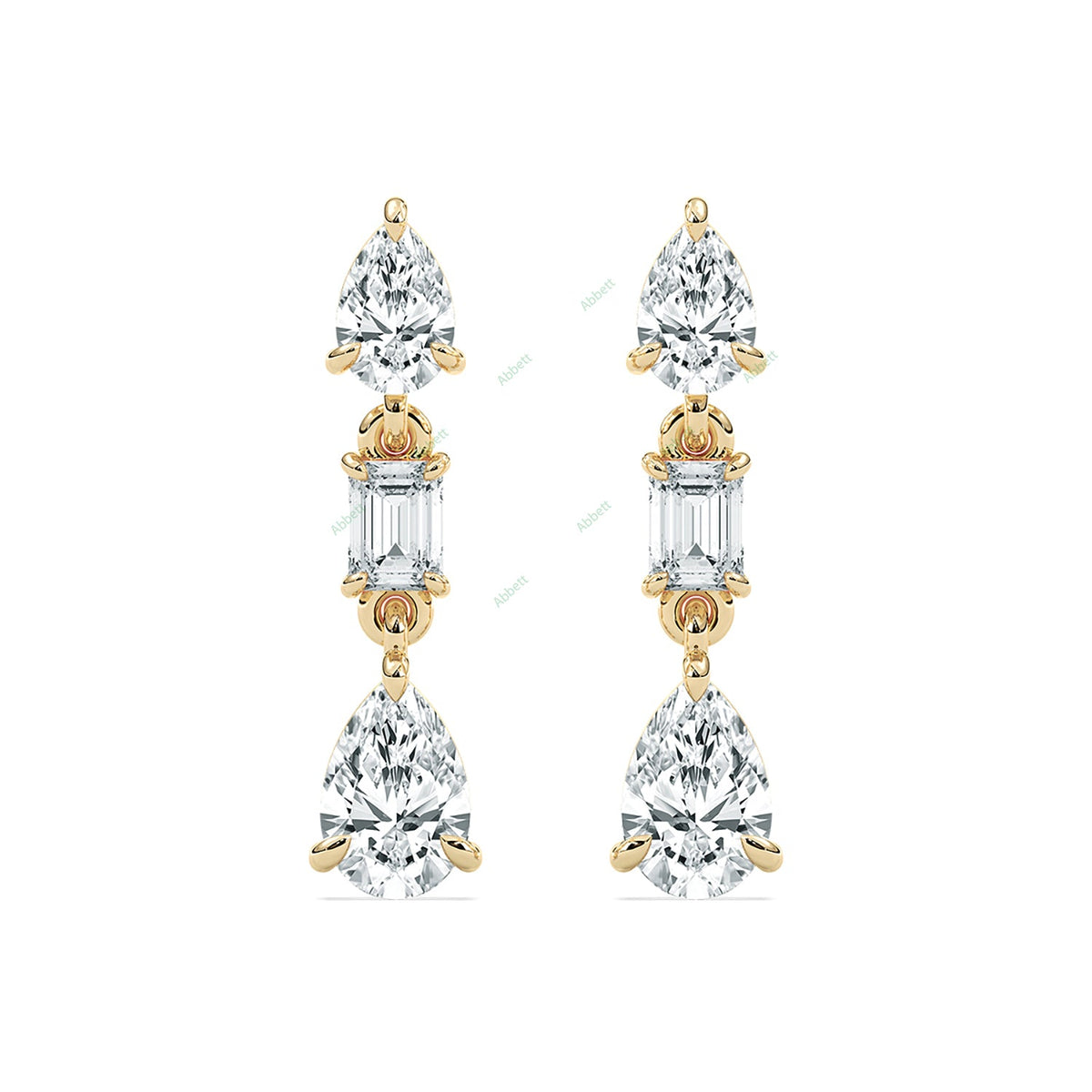 Three Prong Dangle Earring DATH032
