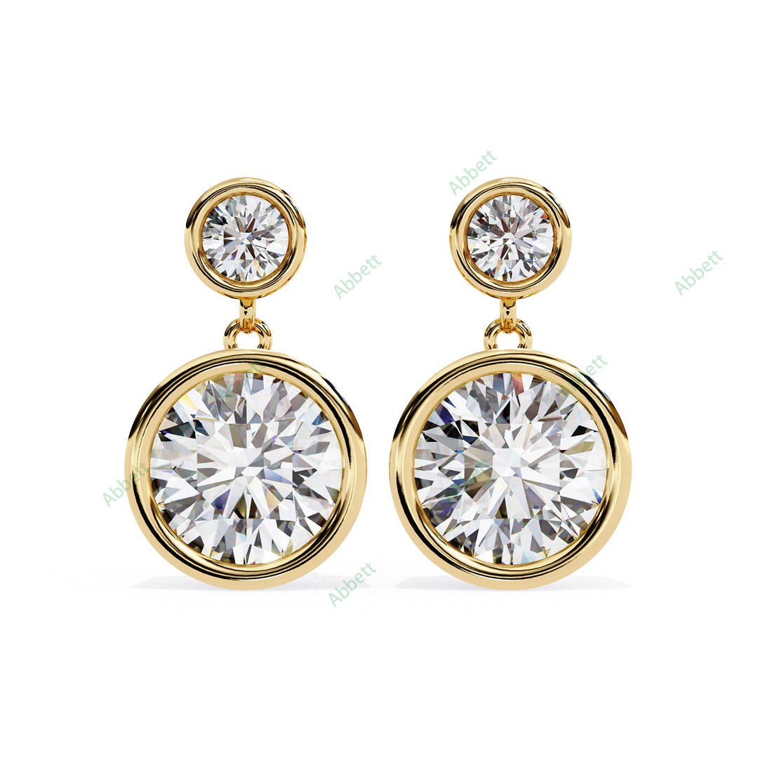 Round Classic Drop Earring DRCL1361