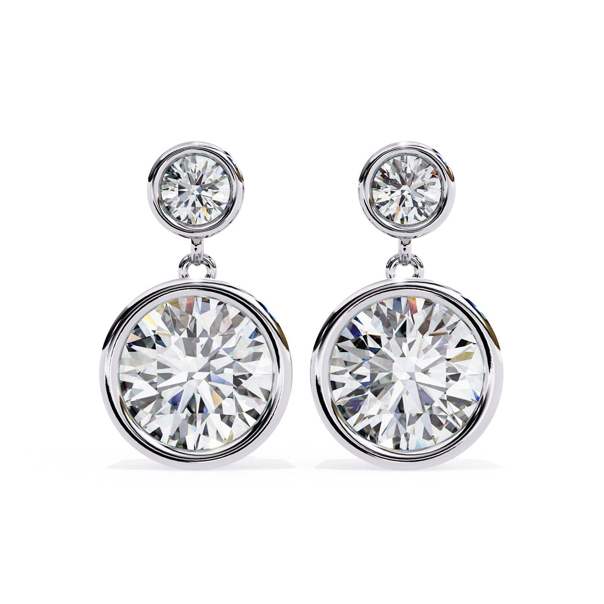 Bezel Drop Earring DRCL1361