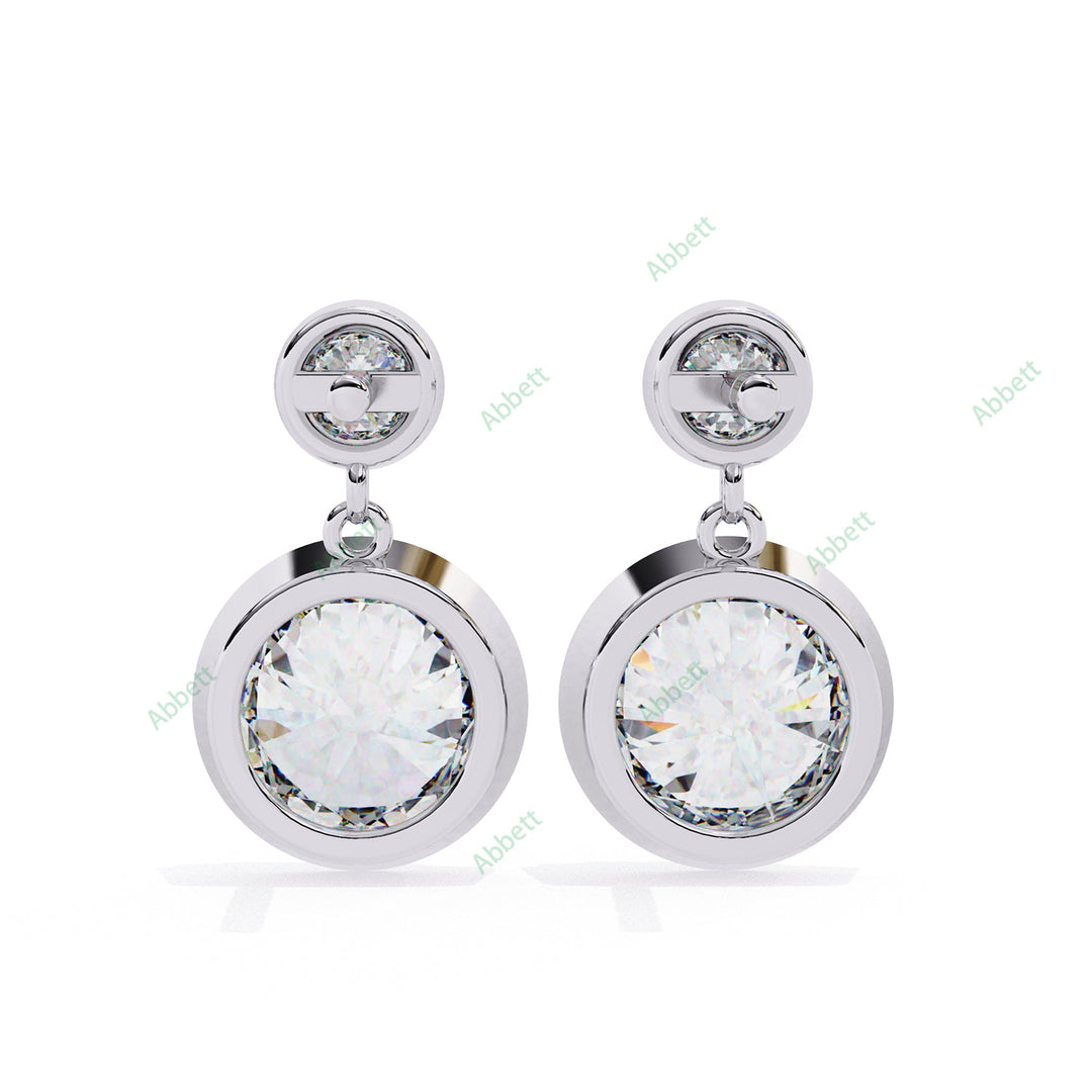 Round Classic Drop Earring DRCL1361