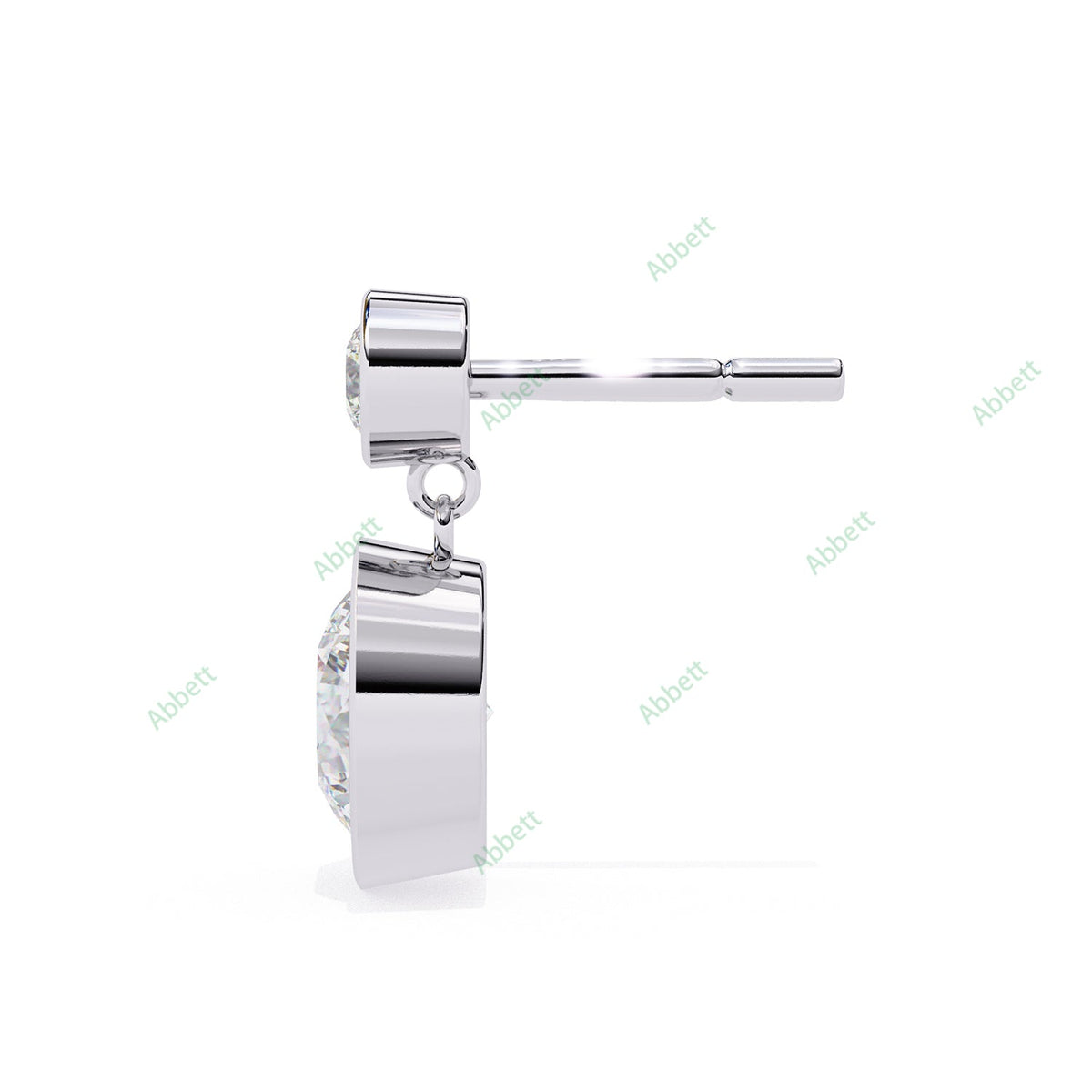 Bezel Drop Earring DRCL1361
