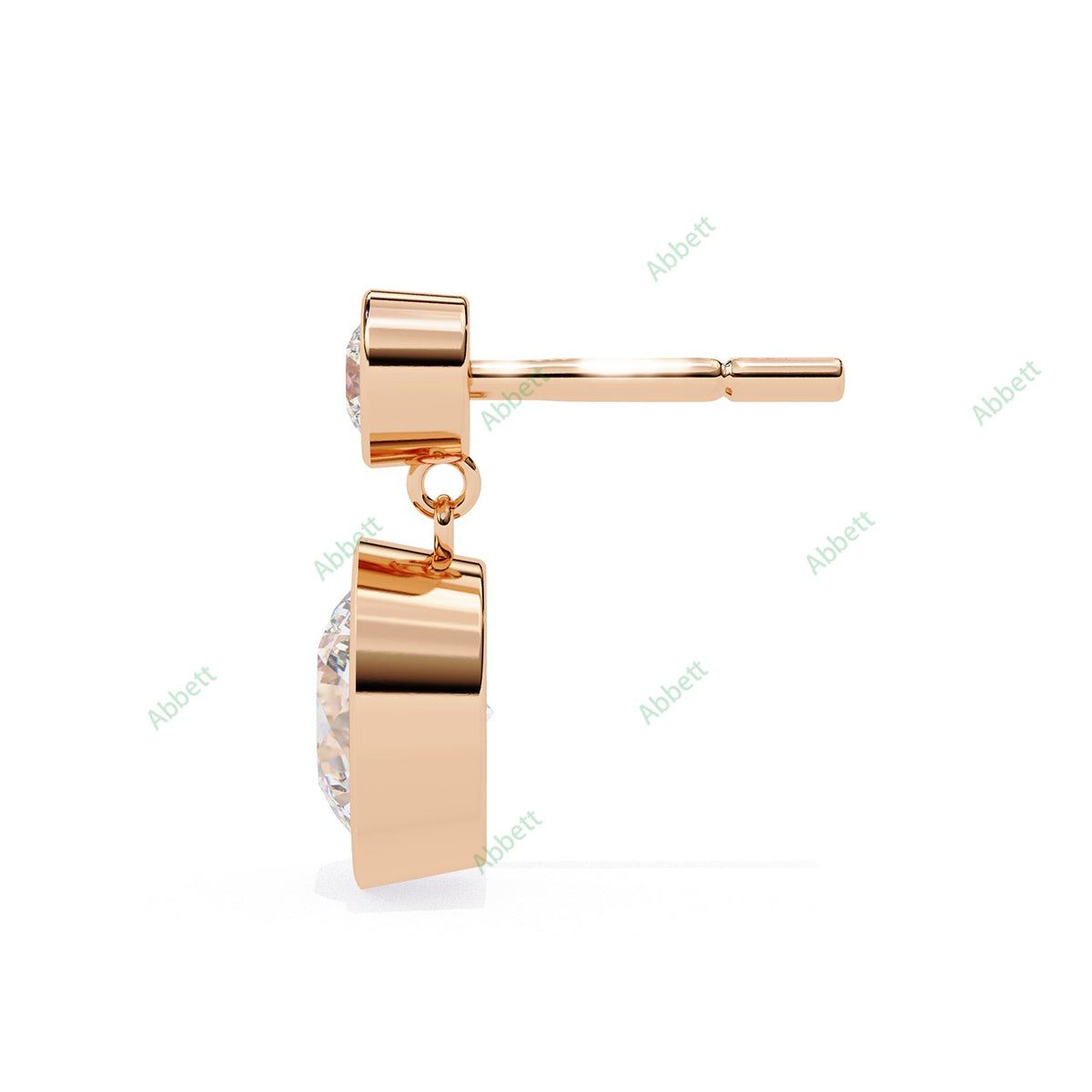 Bezel Drop Earring DRCL1361