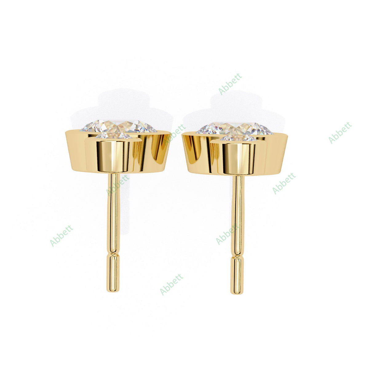 Bezel Drop Earring DRCL1361