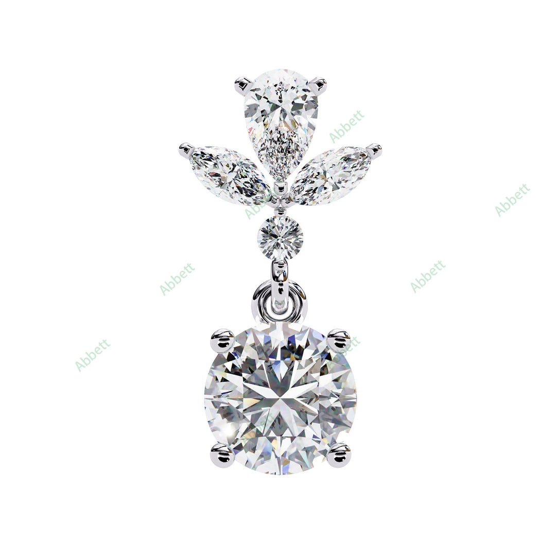 Round Fashion Drop Earring DRFA1352