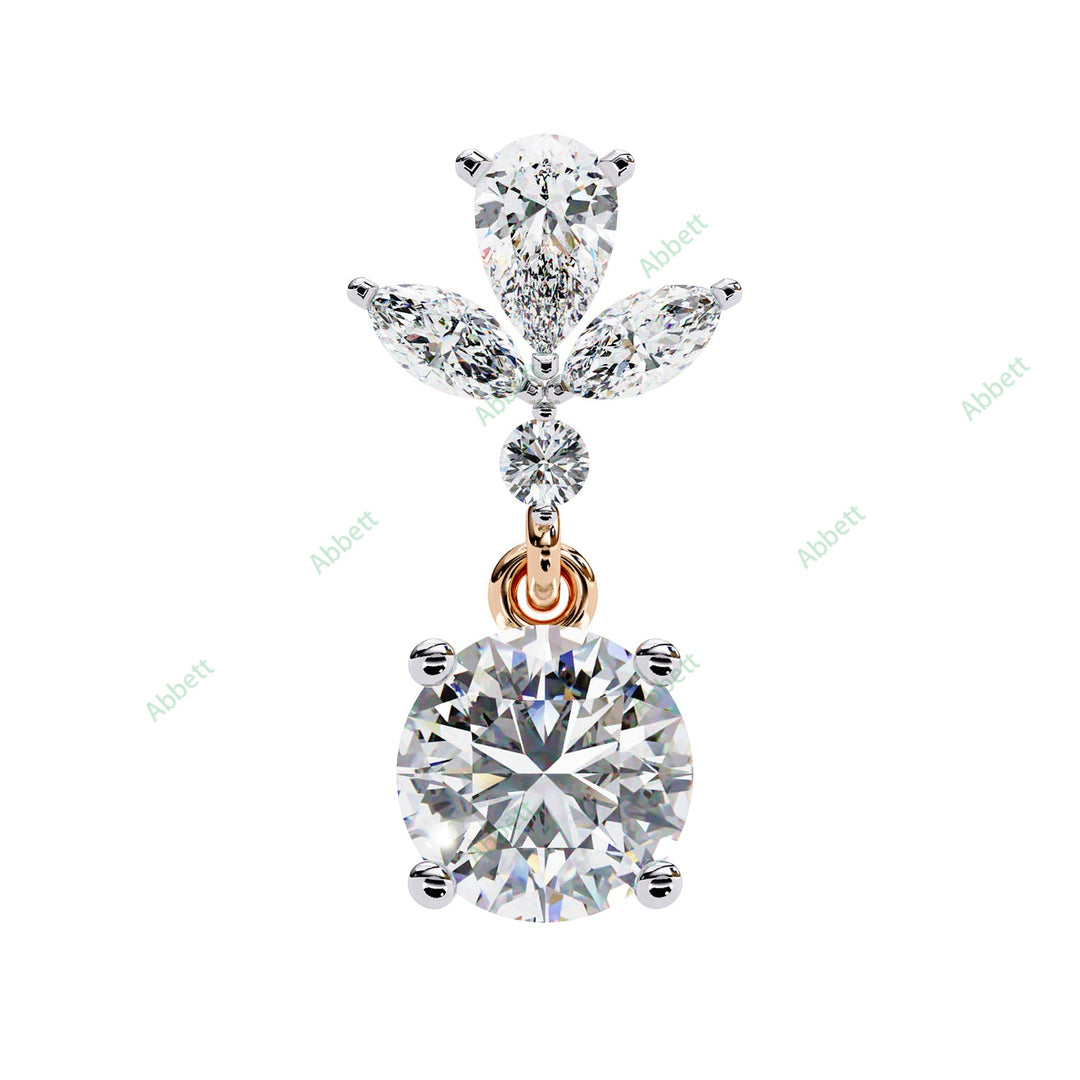 Round Fashion Drop Earring DRFA1352