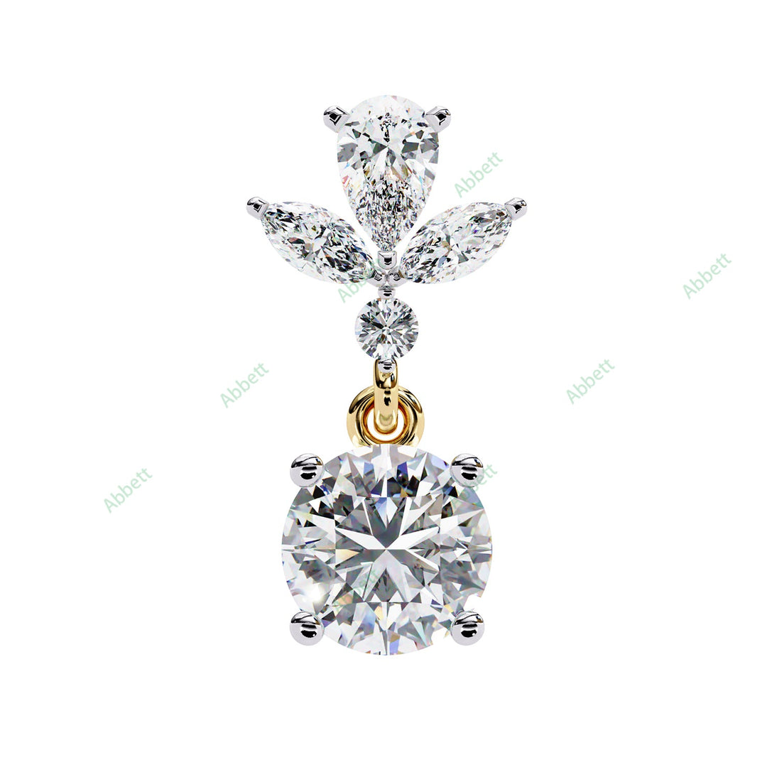 Round Fashion Drop Earring DRFA1352