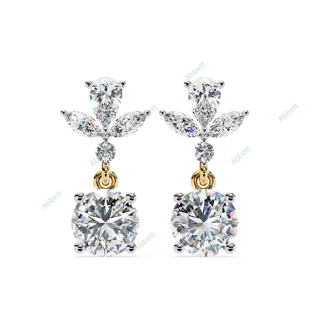 Round Fashion Drop Earring DRFA1352