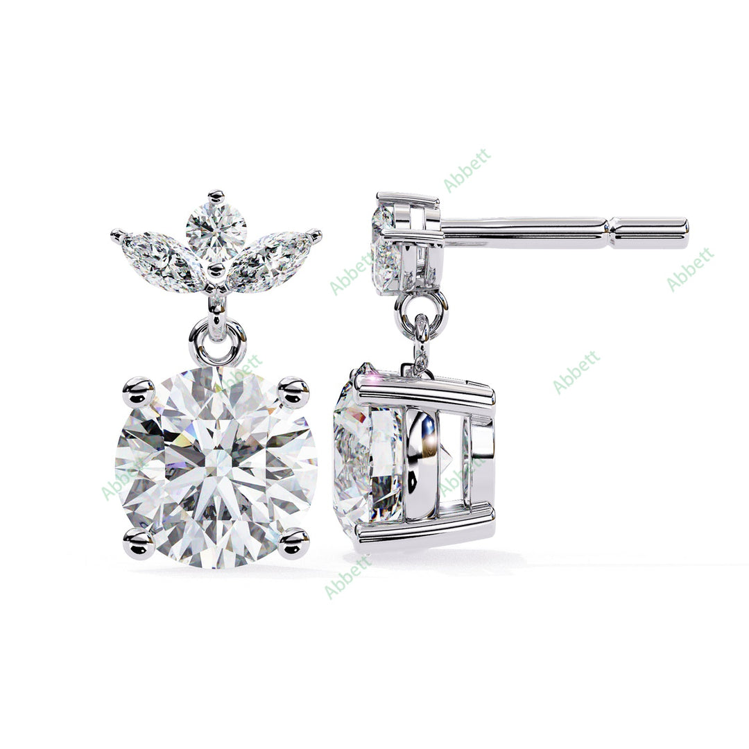 Round Fashion Drop Earring DRFA1353