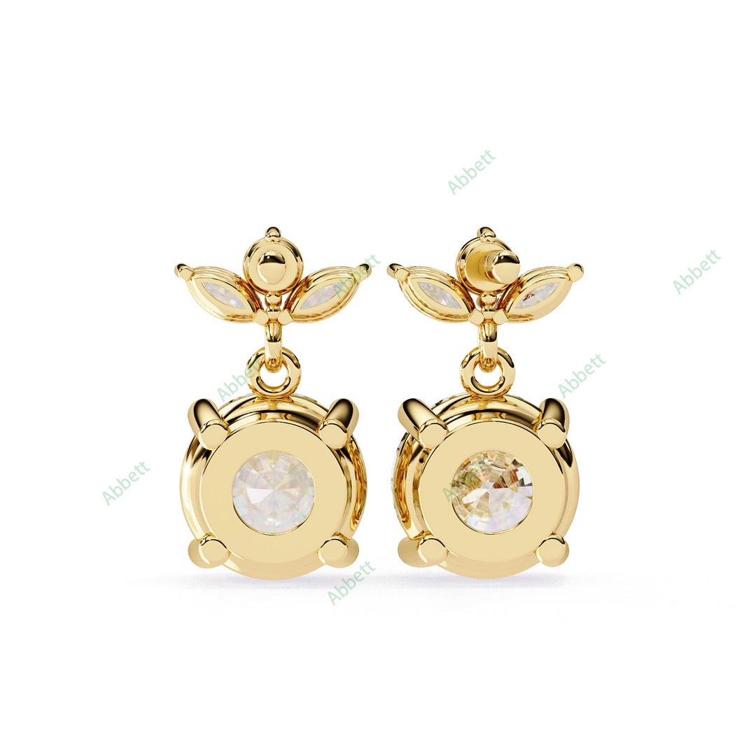 Round Fashion Drop Earring DRFA1353
