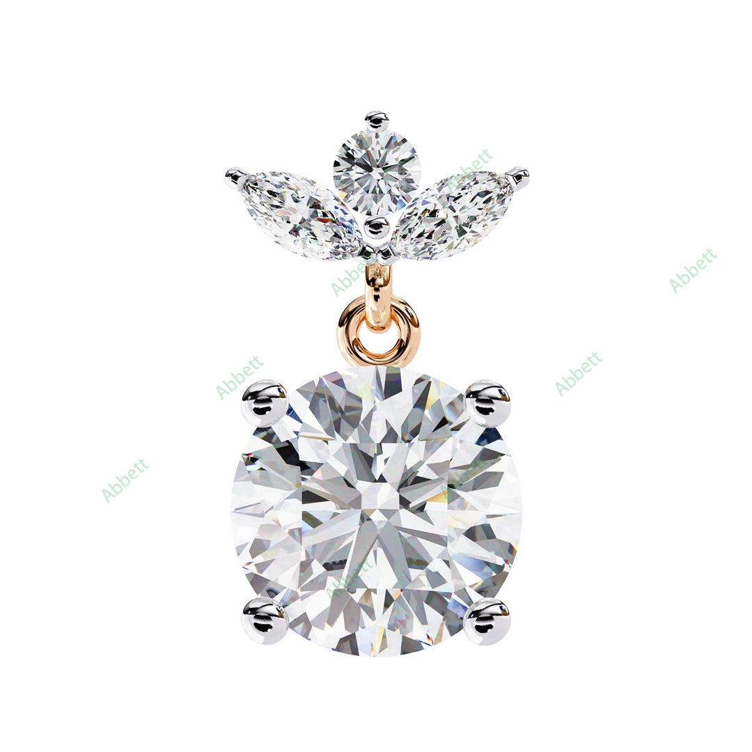 Round Fashion Drop Earring DRFA1353