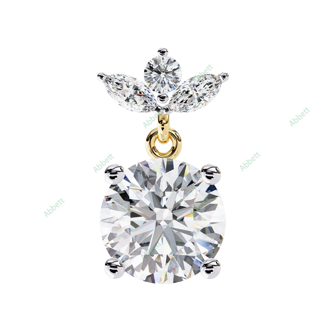 Round Fashion Drop Earring DRFA1353