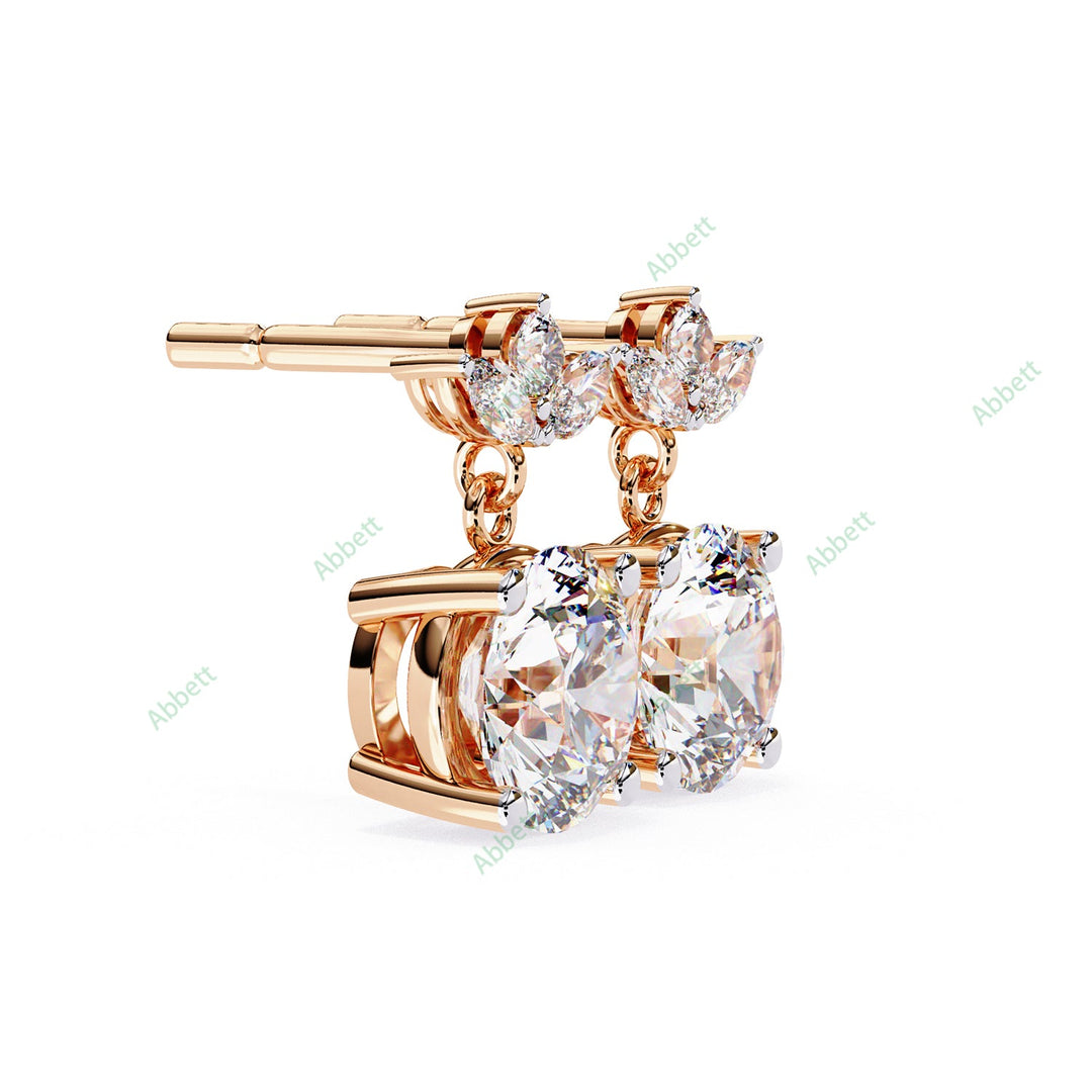 Round Fashion Drop Earring DRFA1353