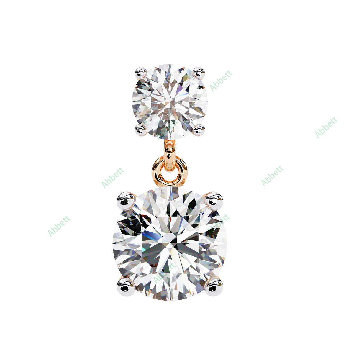 Four Prong Drop Earring DRFO1321