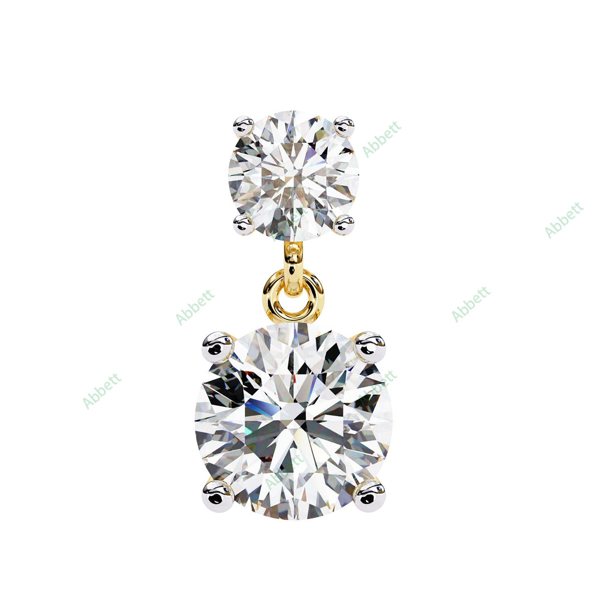 Four Prong Drop Earring DRFO1321