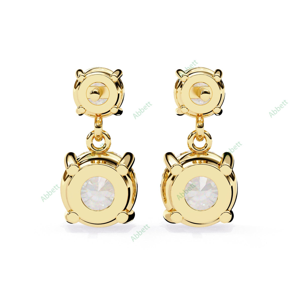 Four Prong Drop Earring DRFO1321