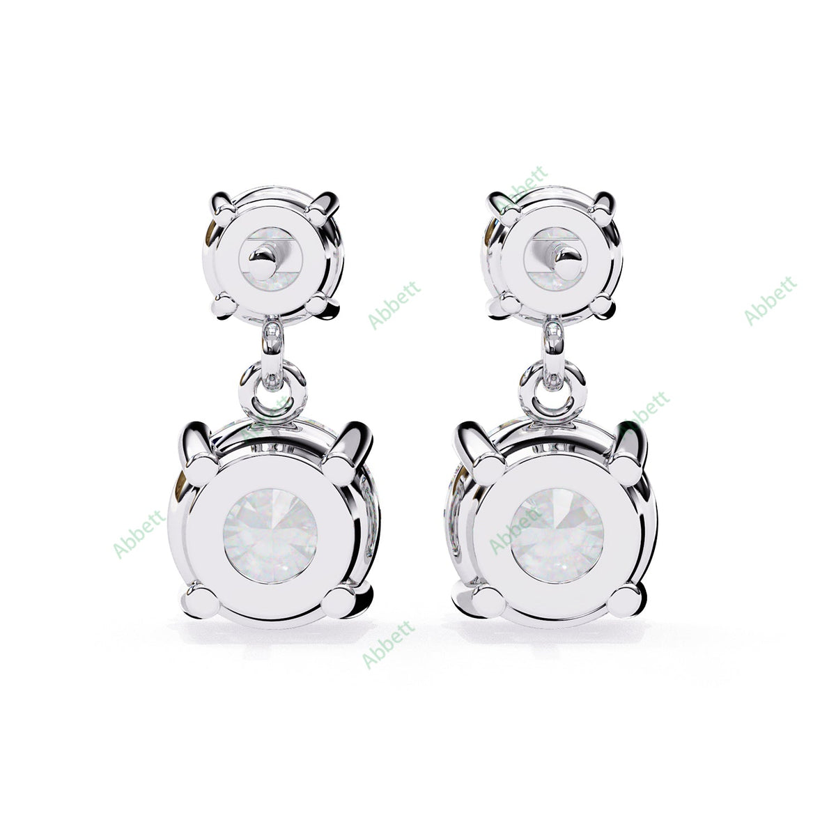 Four Prong Drop Earring DRFO1321
