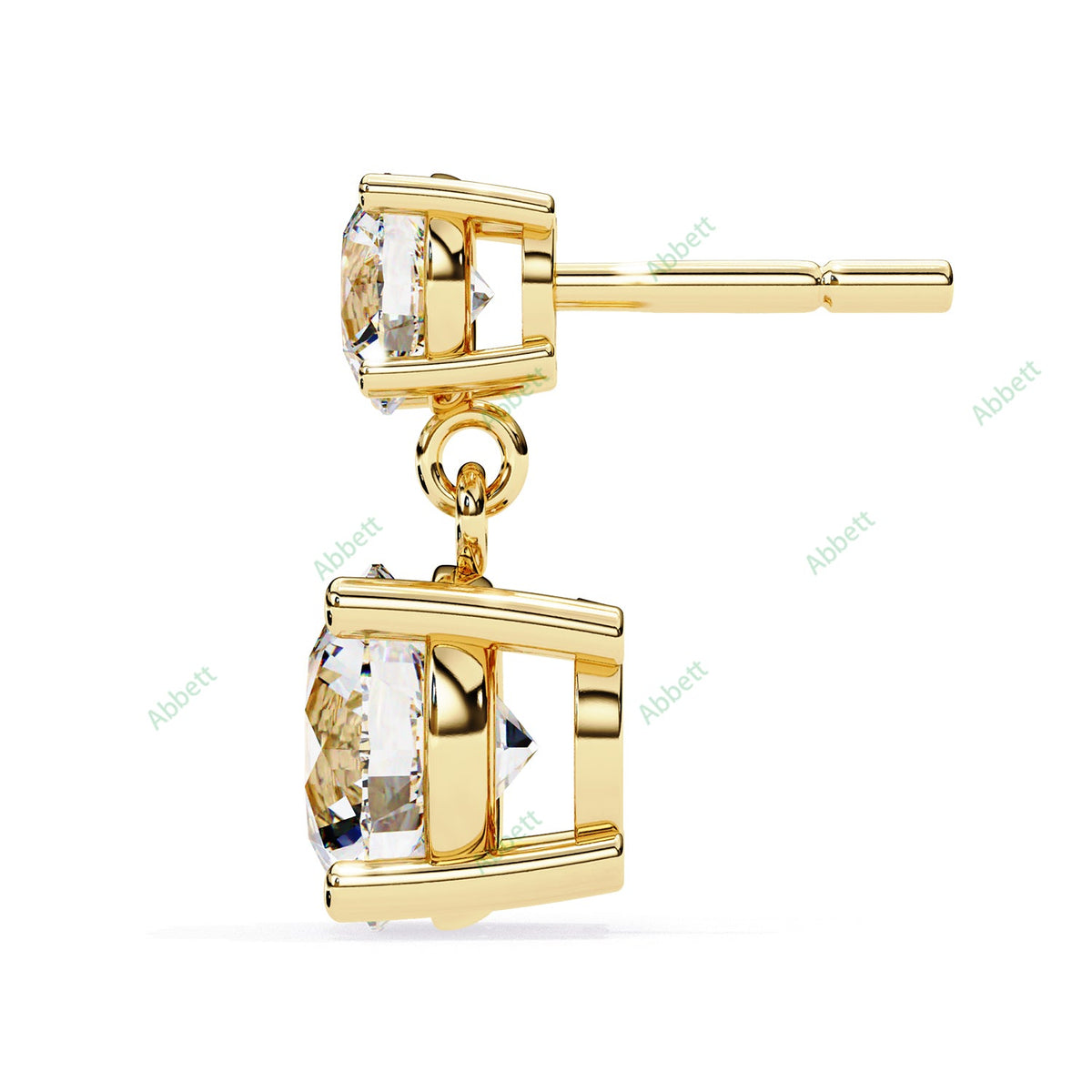 Four Prong Drop Earring DRFO1321