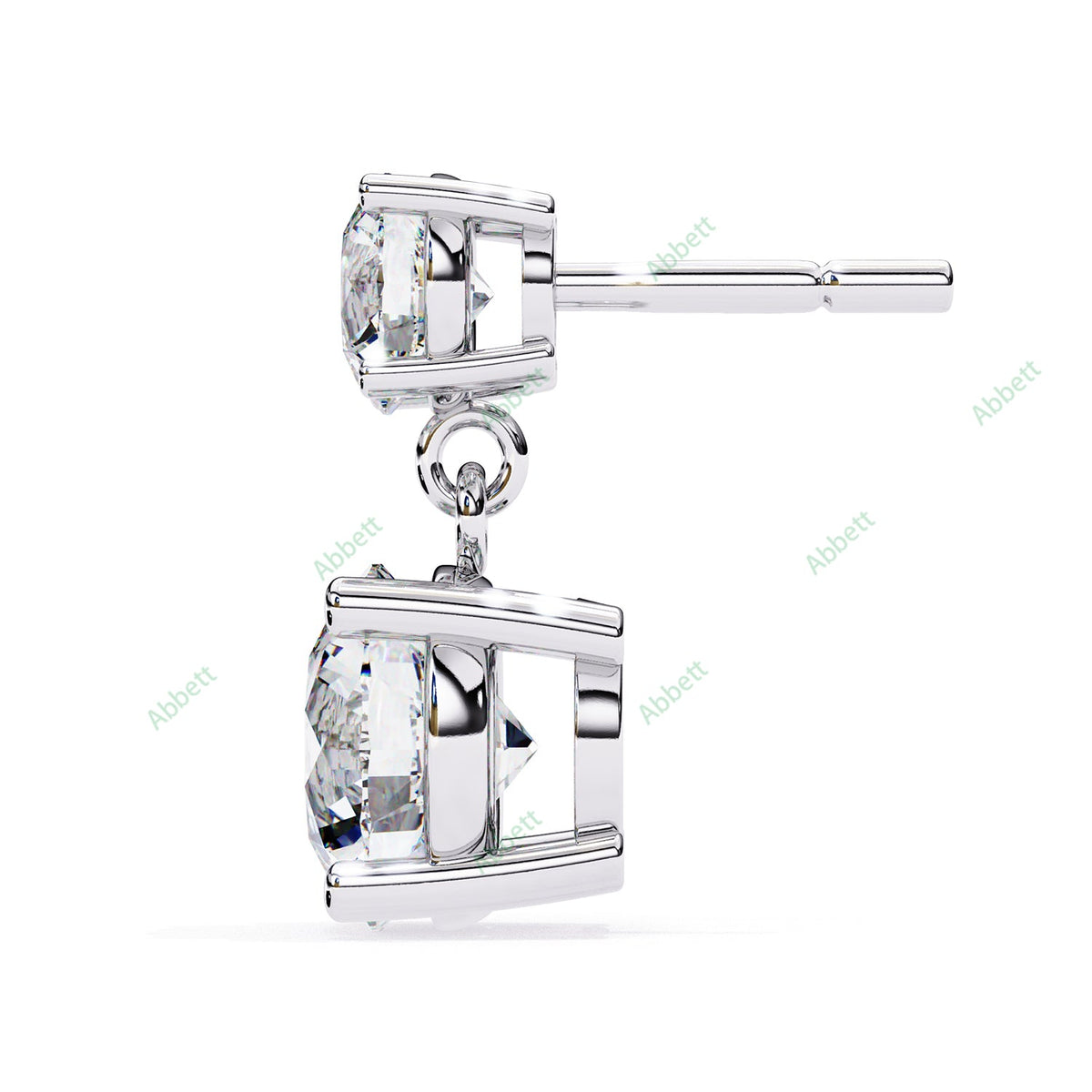 Four Prong Drop Earring DRFO1321