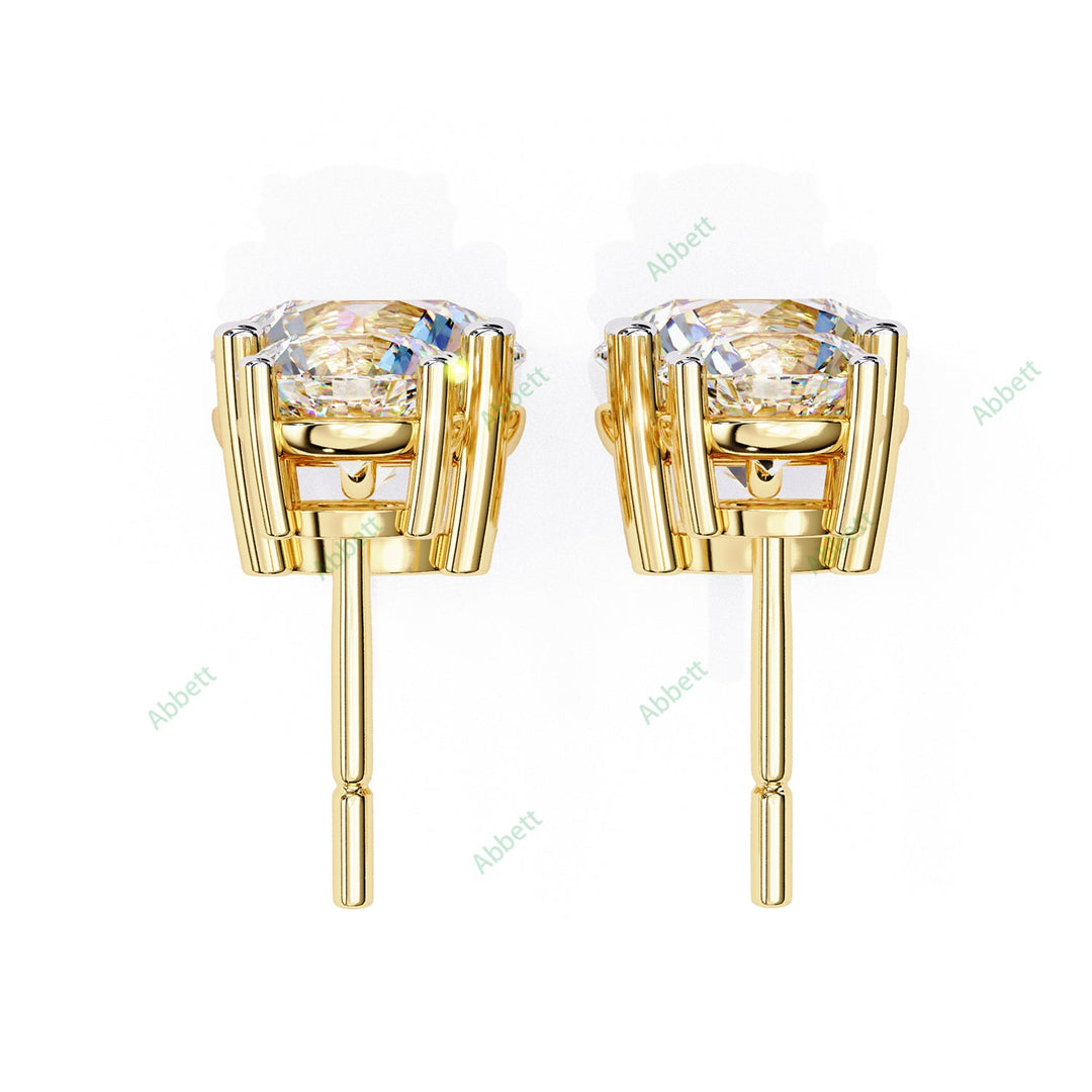 Round Four Prong Drop Earring DRFO1321