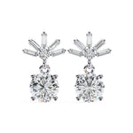Load image into Gallery viewer, Four Prong Drop Earring DRFO1359