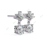 Load image into Gallery viewer, Round Four Prong Drop Earring DRFO1359
