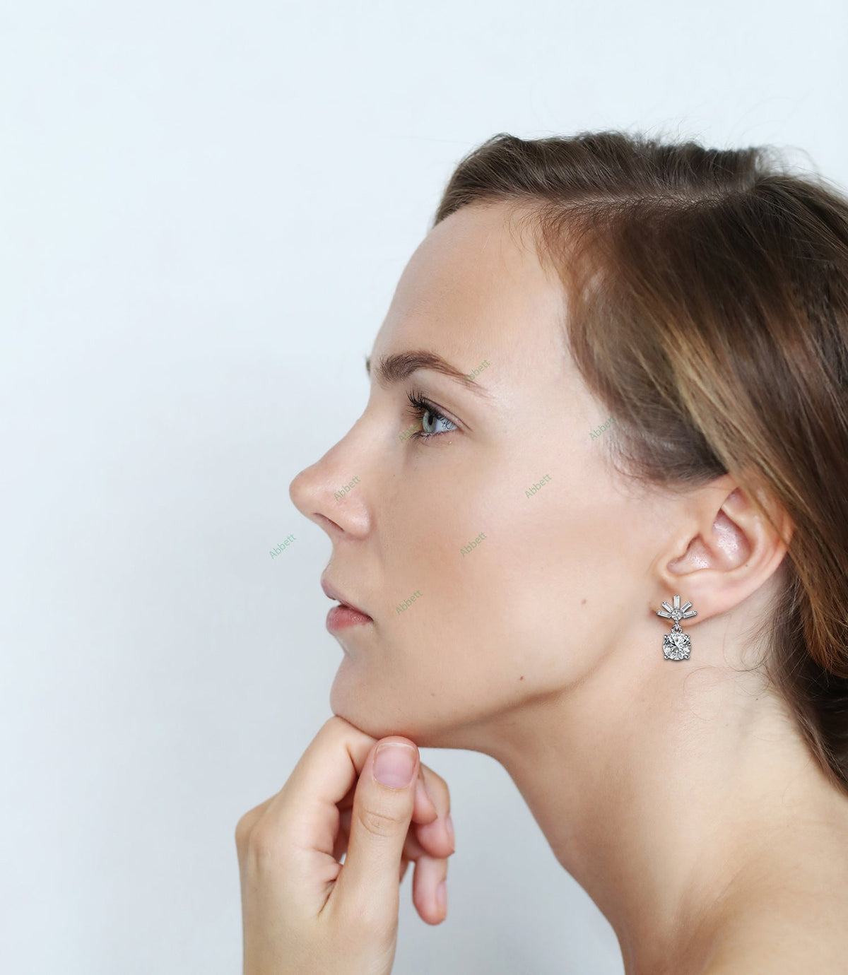 Four Prong Drop Earring DRFO1359