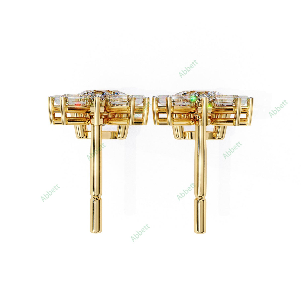 Four Prong Drop Earring DRFO1359