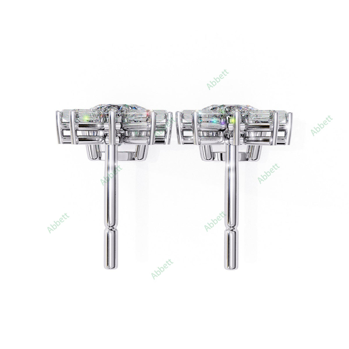 Four Prong Drop Earring DRFO1359