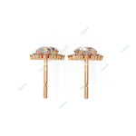 Load image into Gallery viewer, Round Halo Drop Earring DRHA1360
