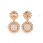 Load image into Gallery viewer, Round Halo Drop Earring DRHA1360
