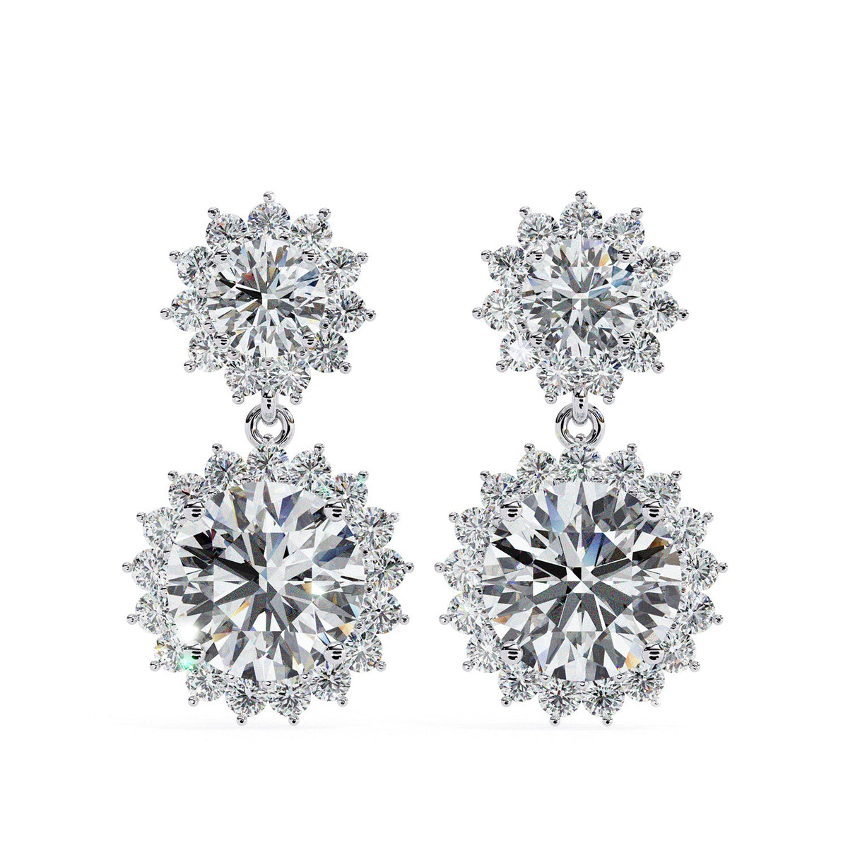 Halo Drop Earring DRHA1360