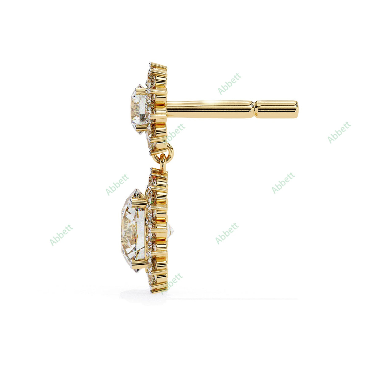 Halo Drop Earring DRHA1360