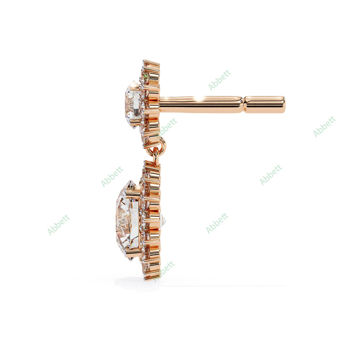 Halo Drop Earring DRHA1360