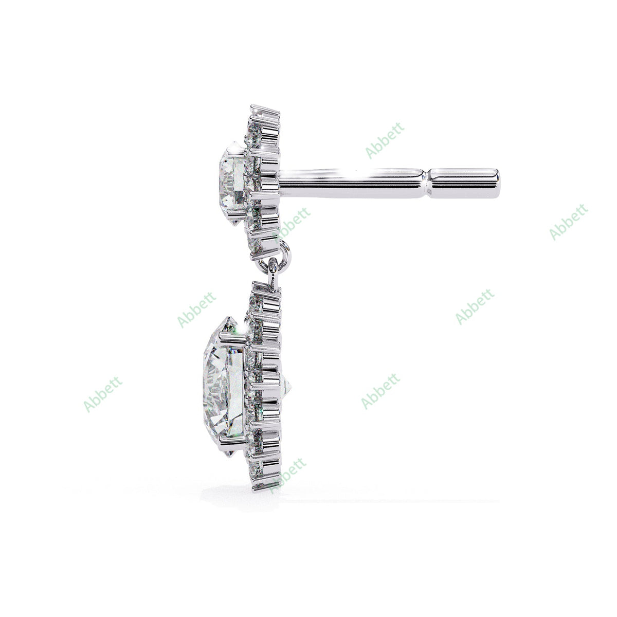 Halo Drop Earring DRHA1360