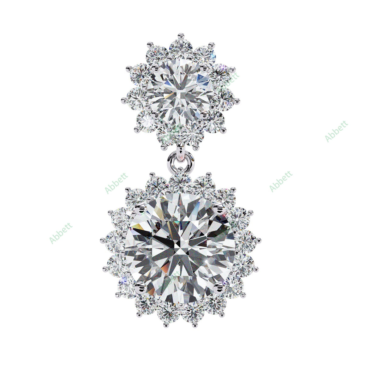 Halo Drop Earring DRHA1360