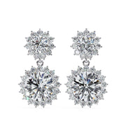 Halo Drop Earring DRHA1360