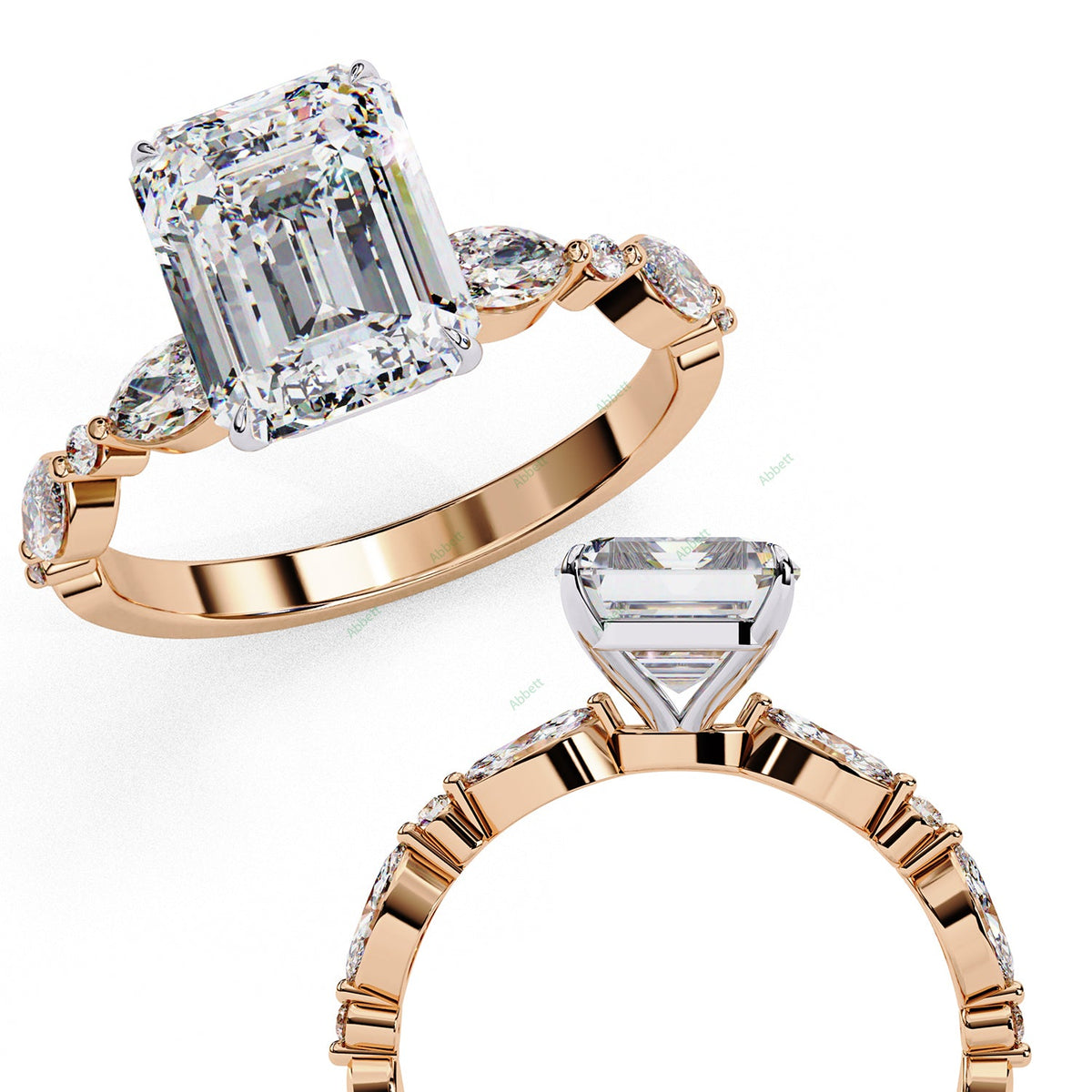 Accented Engagement Ring ENAC1058
