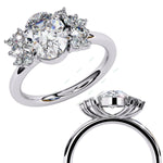 Load image into Gallery viewer, Accented Engagement Ring ENAC1059
