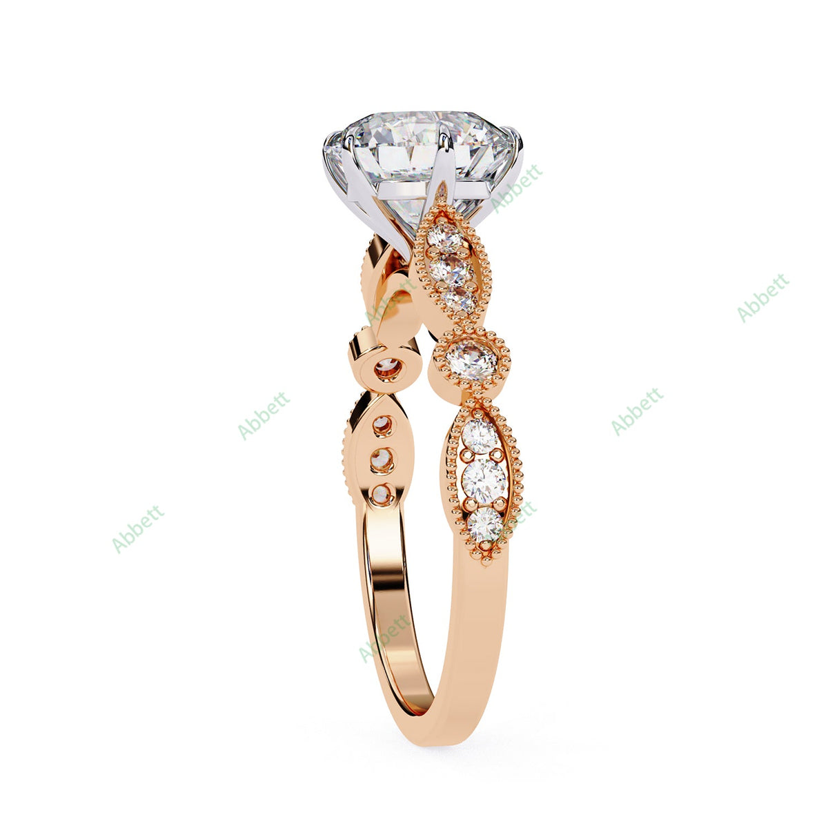 Accented Engagement Ring ENAC1078