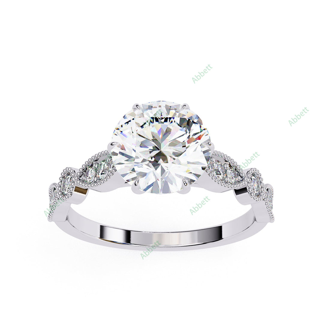 Accented Engagement Ring ENAC1078