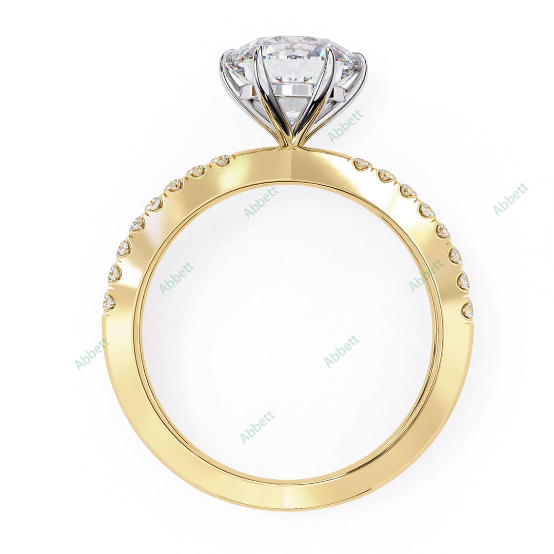 Accented Engagement Ring ENAC1085